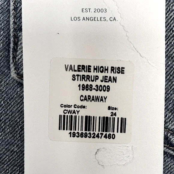 CITIZENS OF HUMANITY Valerie High Rise Tapered Stirrup Jeans--24 - Picture 13 of 16
